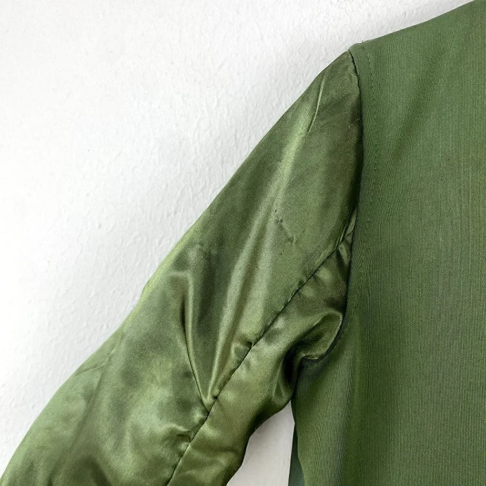 Coogi Lightweight Green Floral Graphic Track Jacket 4T